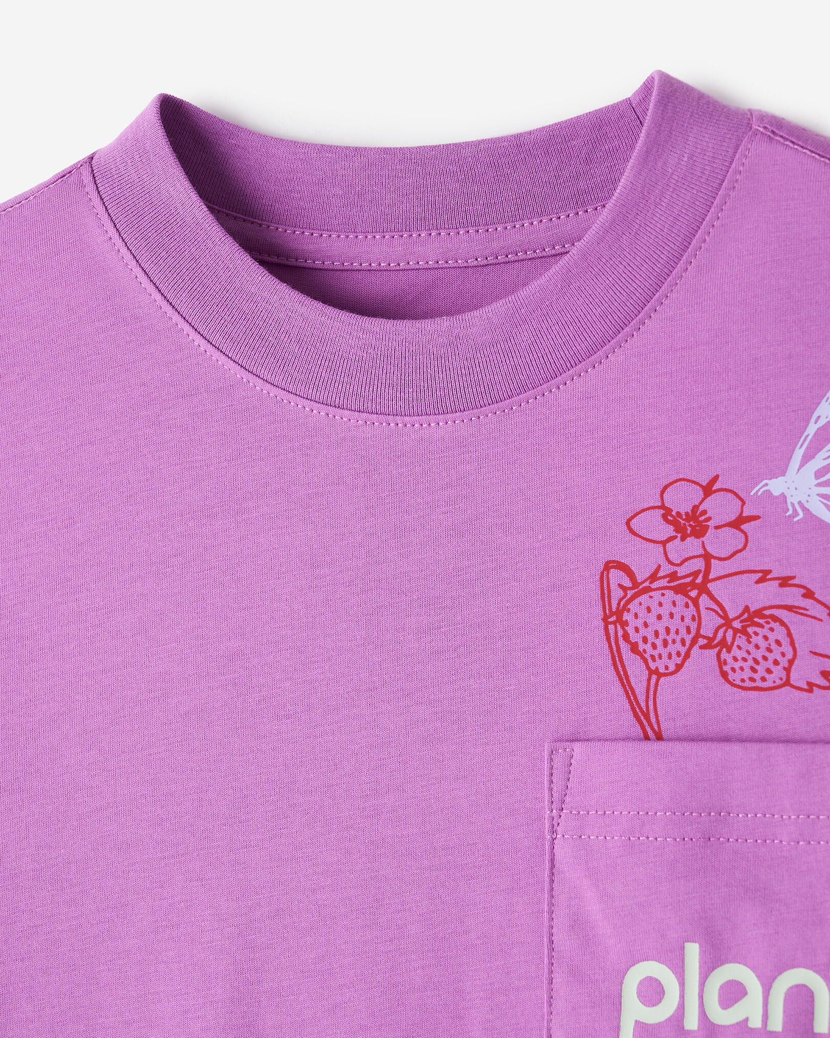 T-shirt décontracté à poche pour enfants