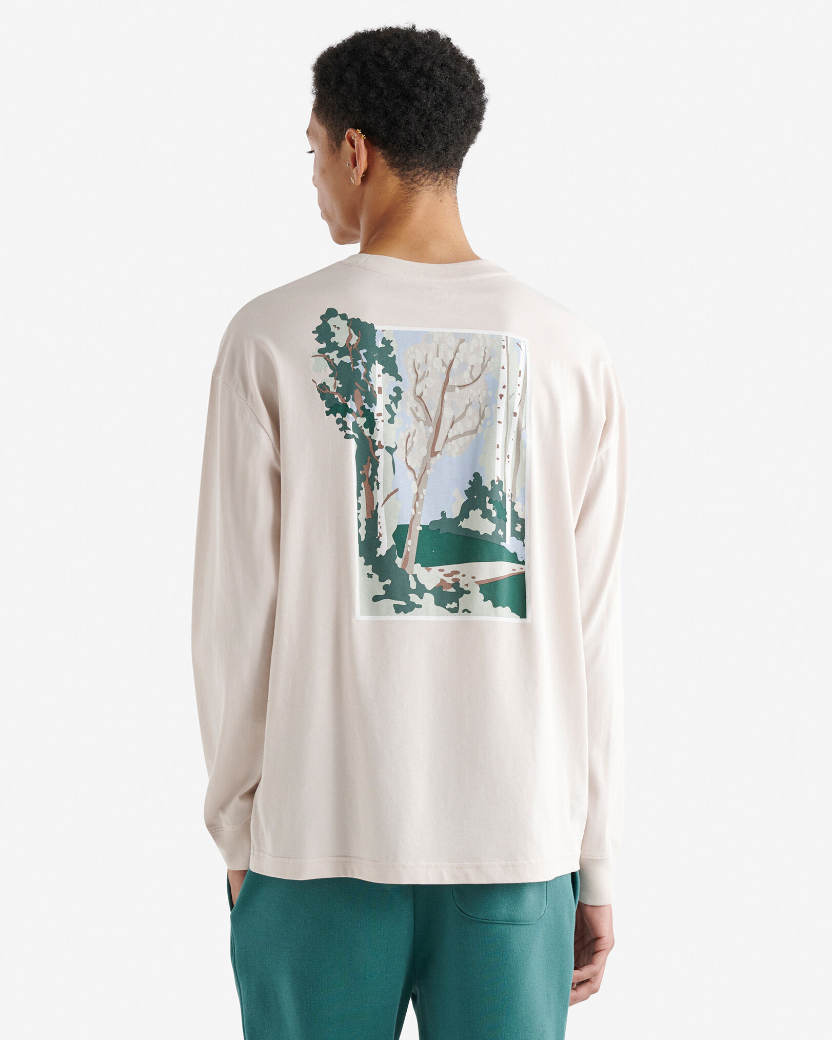 Mens Trail Relaxed Long Sleeve T-Shirt