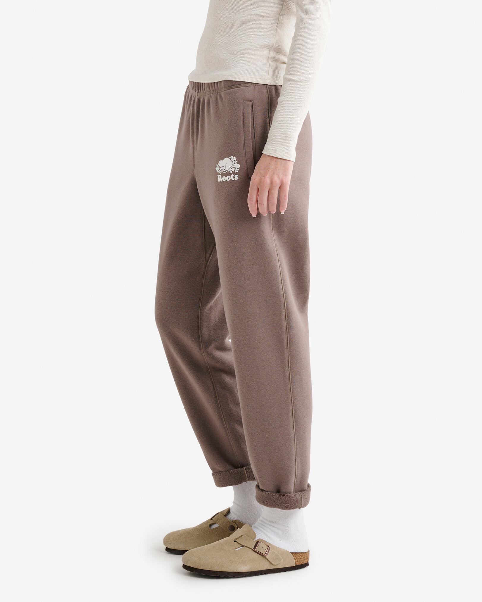 Pantalon en jersey bouclette biologique