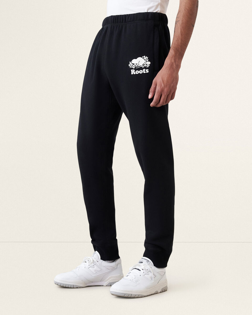 Pantalon ajusté long en molleton de coton bio Park