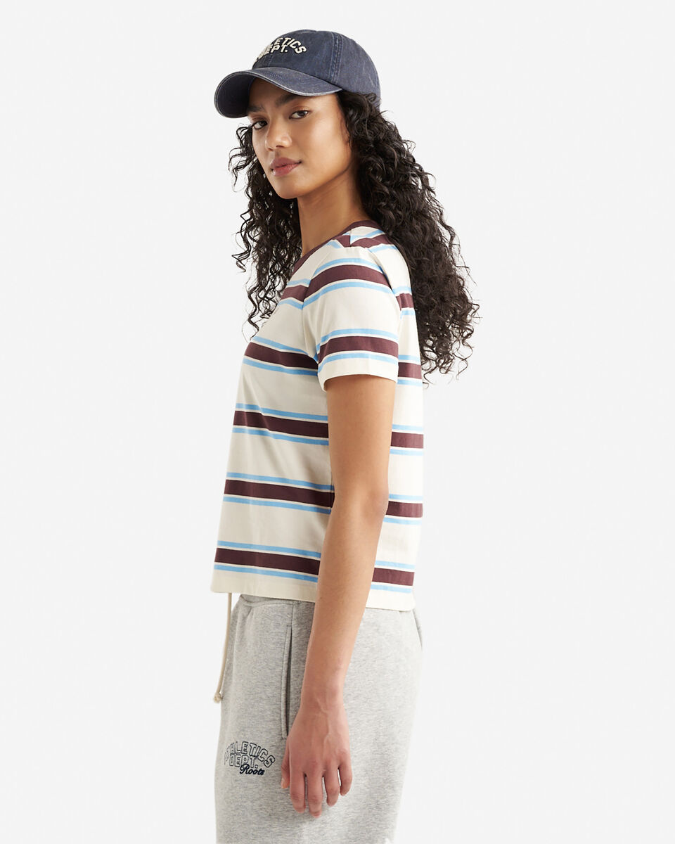 Womens Myrle Striped Short Sleeve T-Shirt