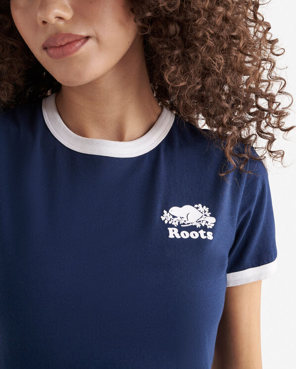 Womens Organic Cooper Ringer T-Shirt