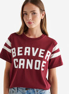 T-shirt aux couleurs contrastantes Beaver Canoe pour femme 