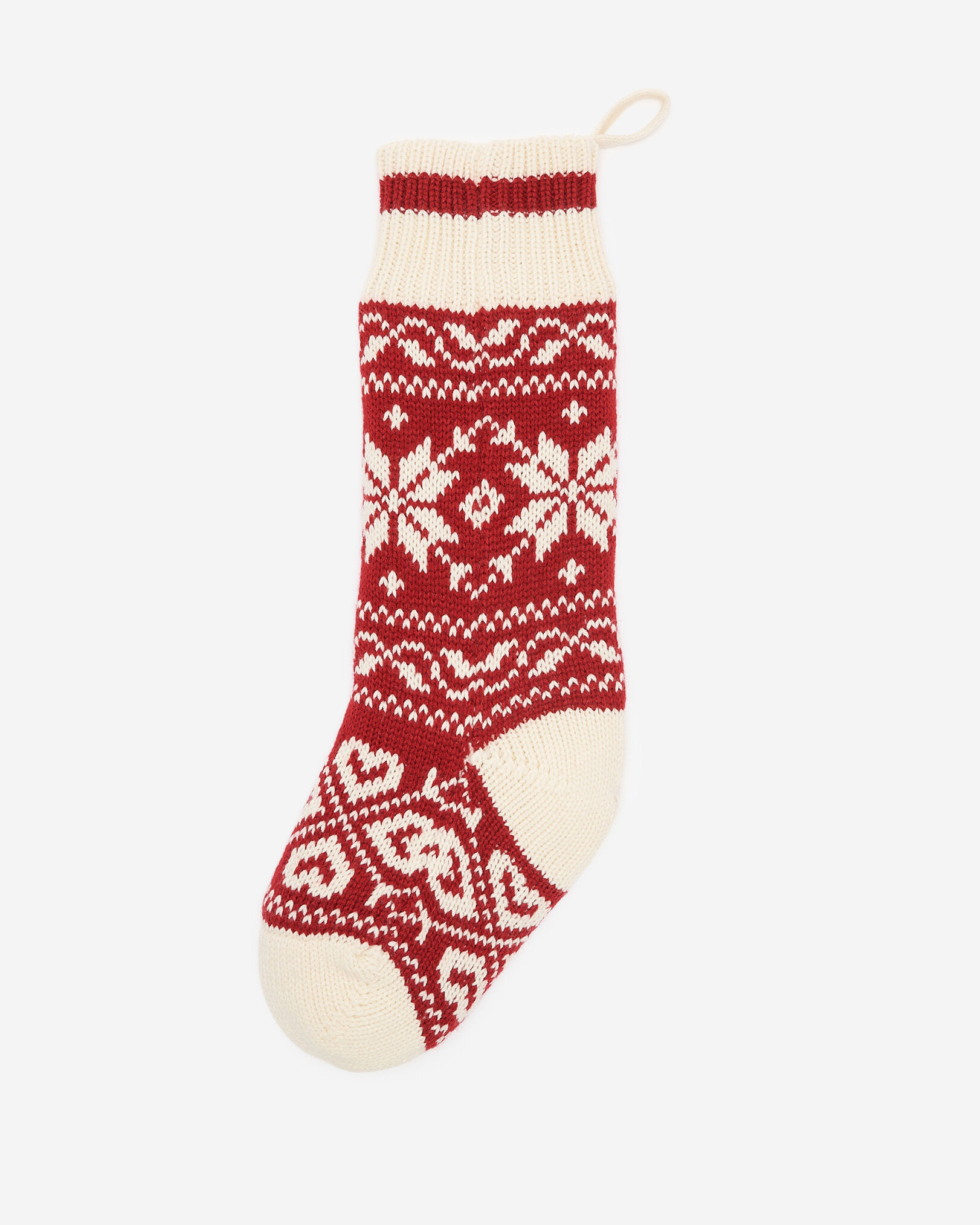 Bas de Noël style vie Cabane