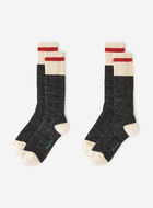 Adult Cotton Cabin Sock 2 Pack