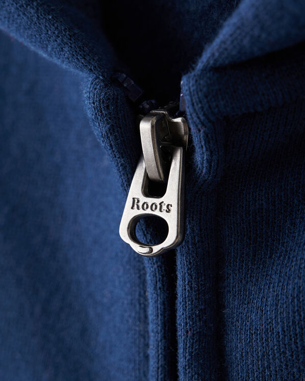 Chandail original &agrave; capuchon et glissi&egrave;re en coton bio pour enfants