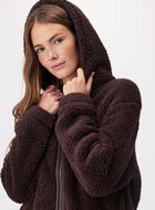 Manteau &agrave; capuchon et glissi&egrave;re en mouton molletonn&eacute; Creekside