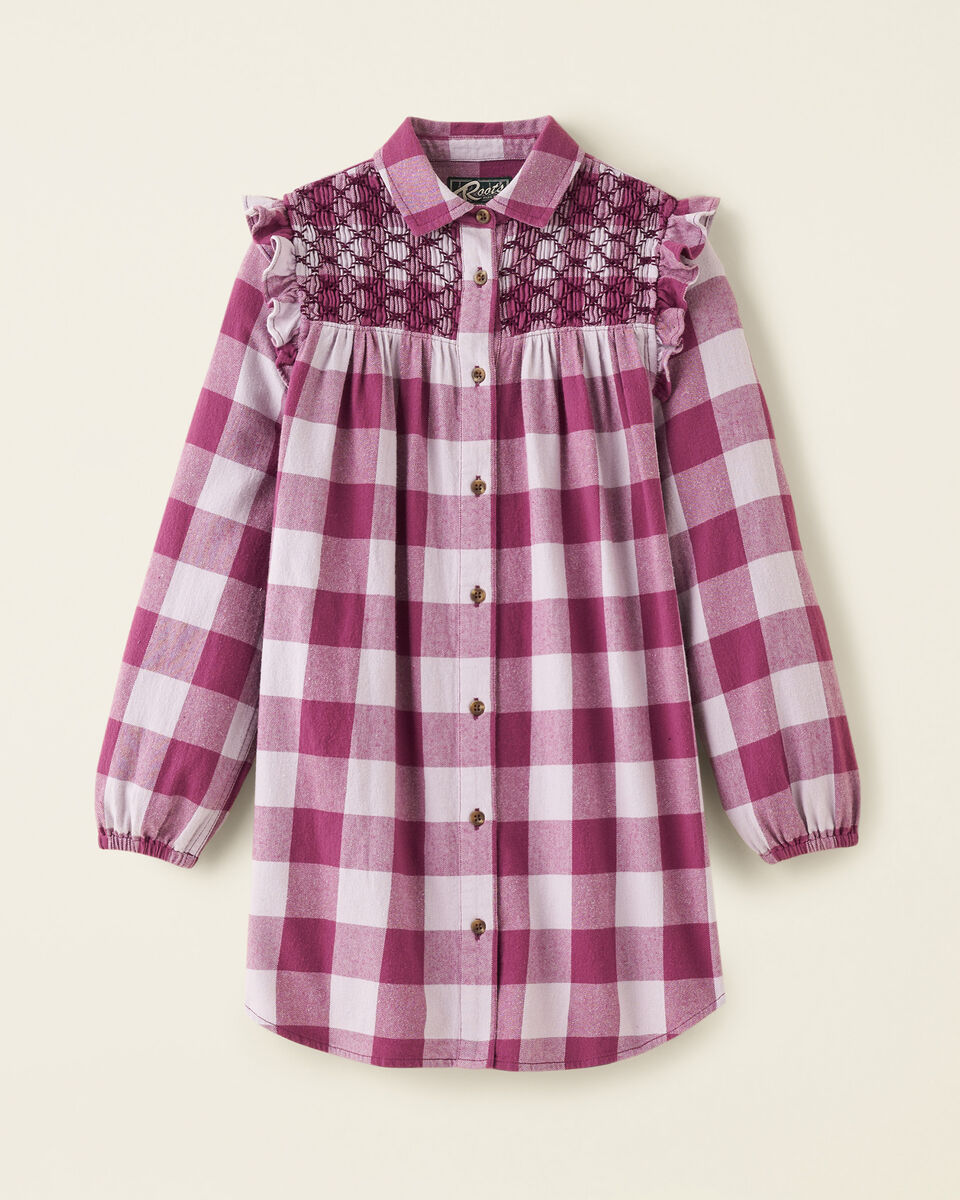 Girls Park Plaid Dress