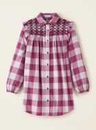 Girls Park Plaid Dress