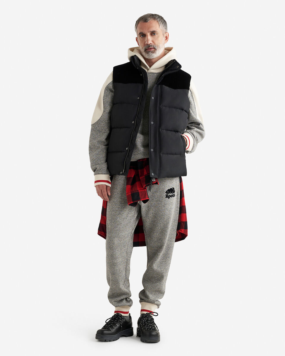 Pantalon original en molleton à chevilles côtelées Cabane