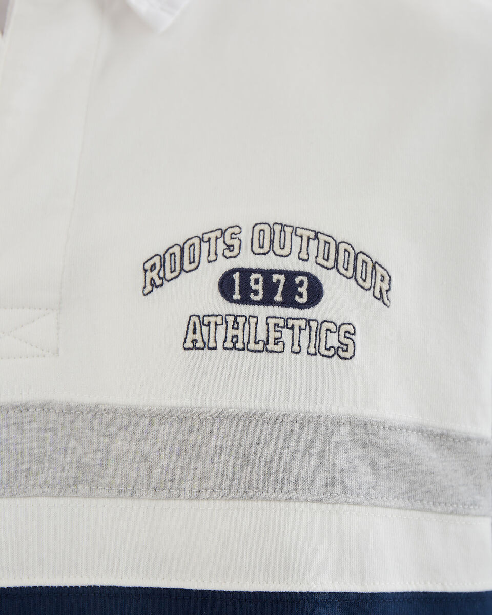 Roots Outdoors Athletics Long Sleeve Relaxed Rugby. 7