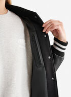Blouson universitaire rétro pour femme