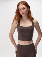 Active Knit Cropped Tank