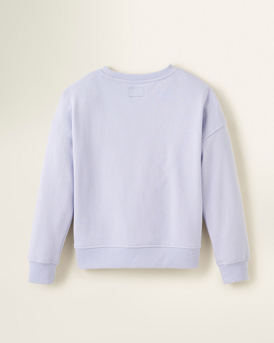 Kids Floral Crew Sweatshirt