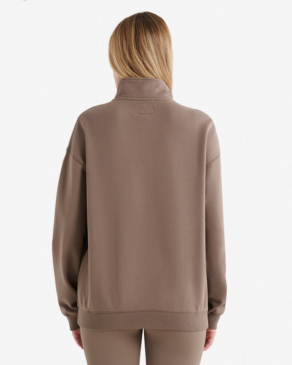 Chandail &agrave; col &agrave; glissi&egrave;re d&eacute;contract&eacute; en coton bio Cooper