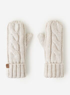 Womens Olivia Cable Mitten