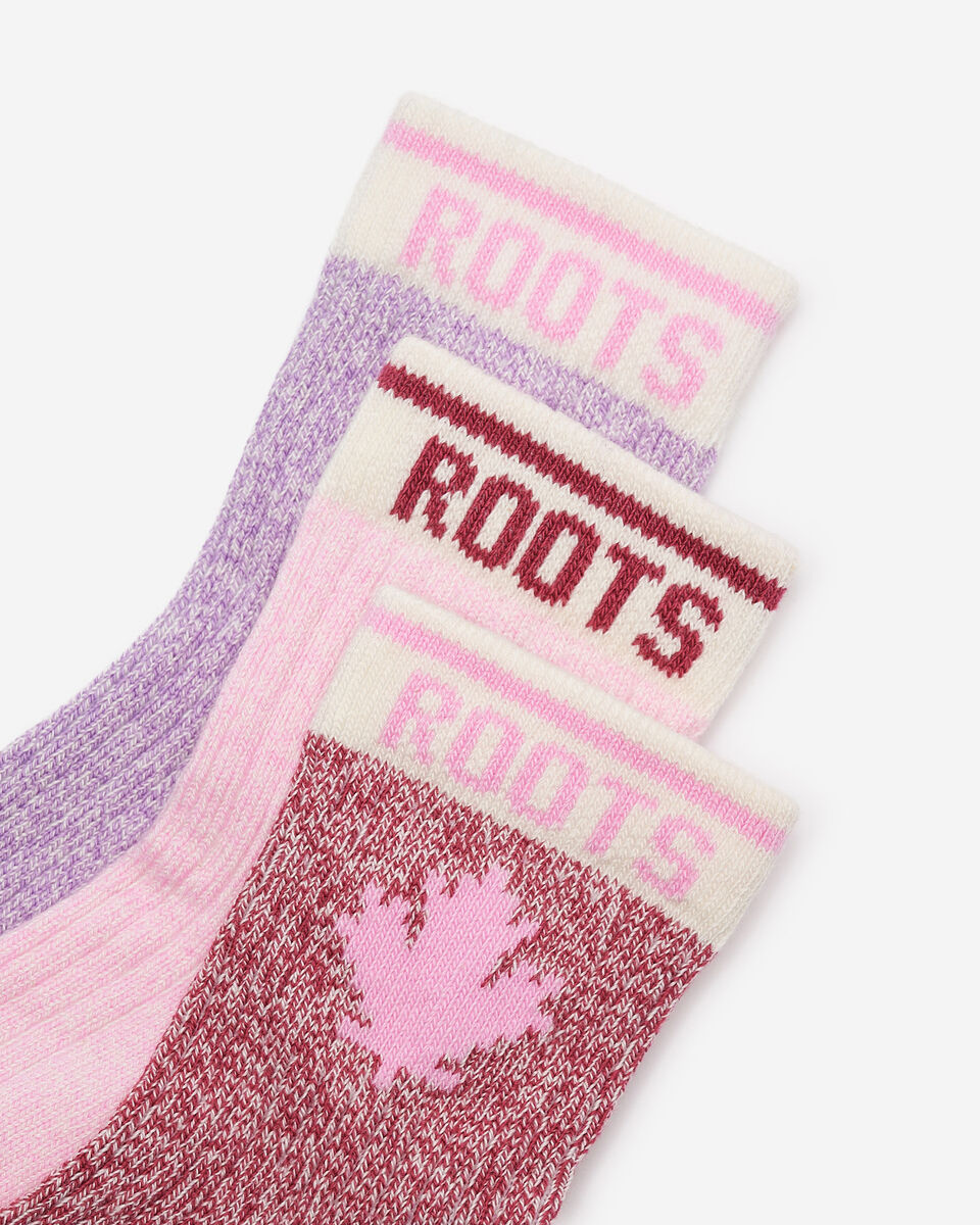 Baby & Toddler Cabin Maple Sock 3 Pack
