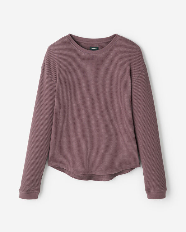 Waffle Long Sleeve Top
