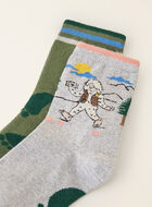2 paires de chaussettes Amis de la forêt pour enfants