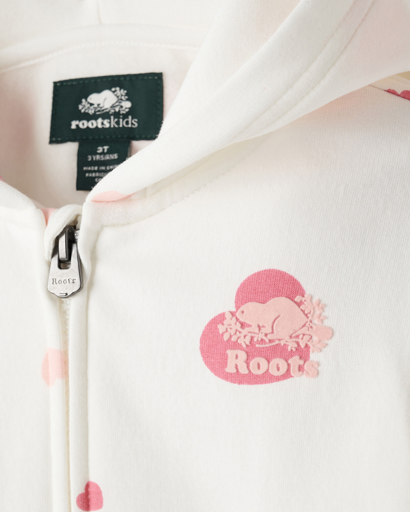 Toddler Cozy Love Bear Zip Hoodie