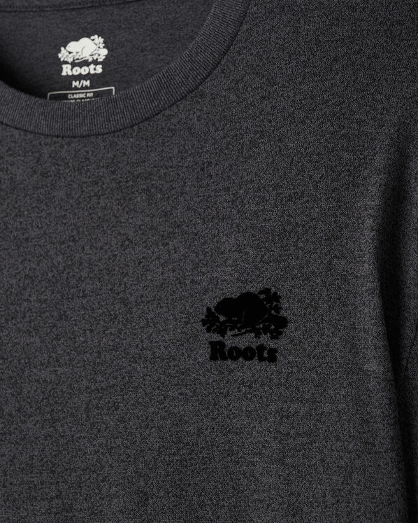 T-shirt &agrave; manches longues &agrave; motif poivr&eacute; en coton biologique pour homme
