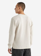 Chandail henley à col boutonné en tricot double Thompson