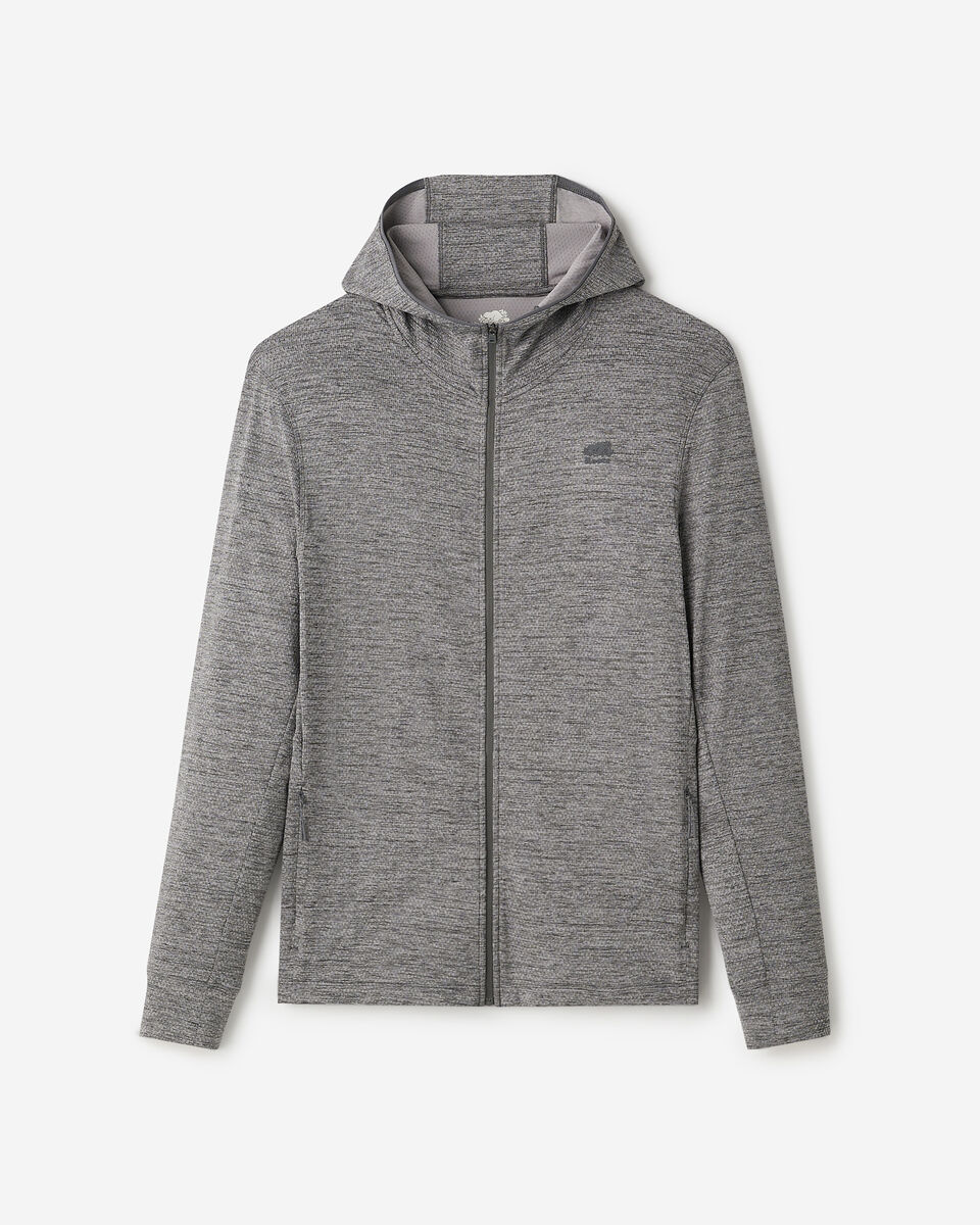 Active Textured Full Zip Hoodie