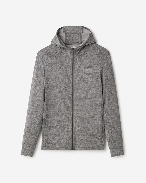 Active Textured Full Zip Hoodie