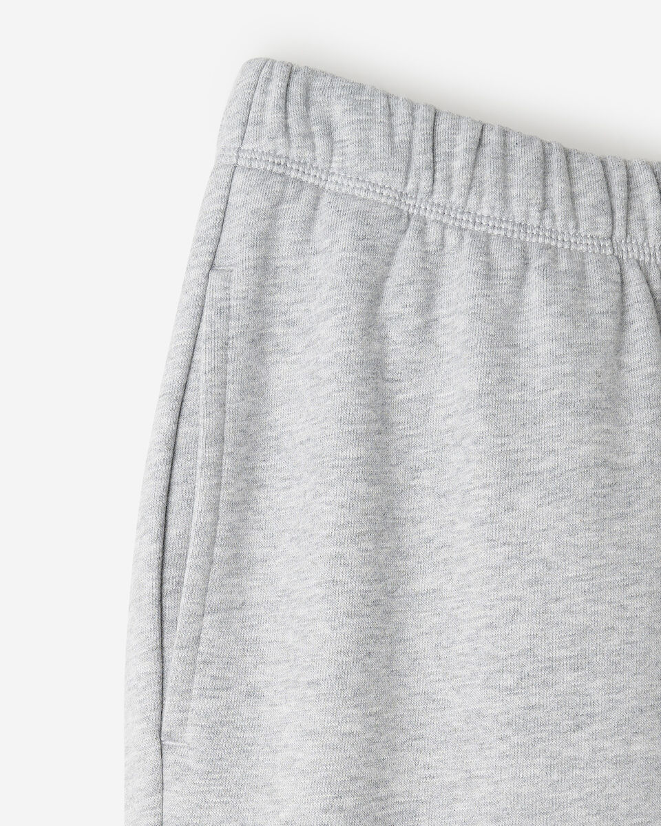 Pantalon molletonn&eacute; en coton biologique &agrave; jambe large Cooper 