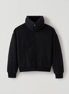 Girls Sherpa Zip Cardigan