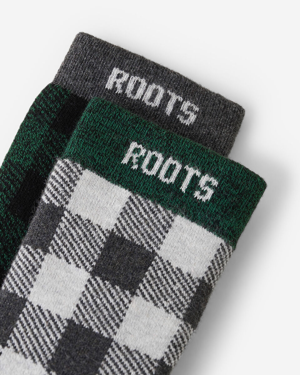 2 paires de chaussettes à carreaux Park pour enfants