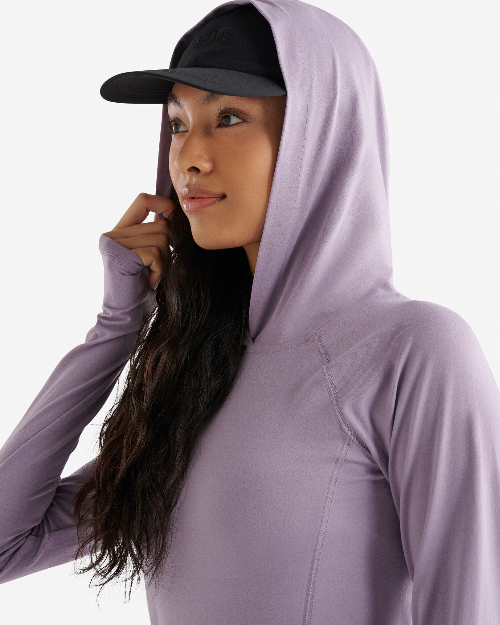 Renew Hooded Long Sleeve Top