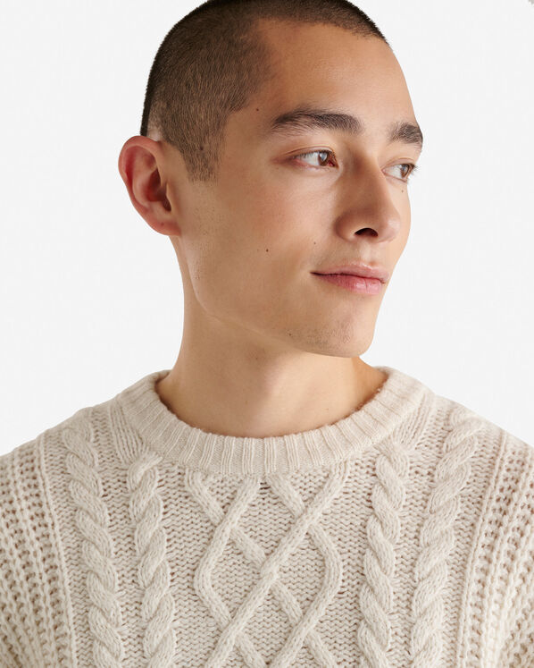 Lodge Cabled Crew Sweater Lodge Cabled Crew Sweater