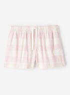 Short de pyjama &agrave; carreaux pour femme