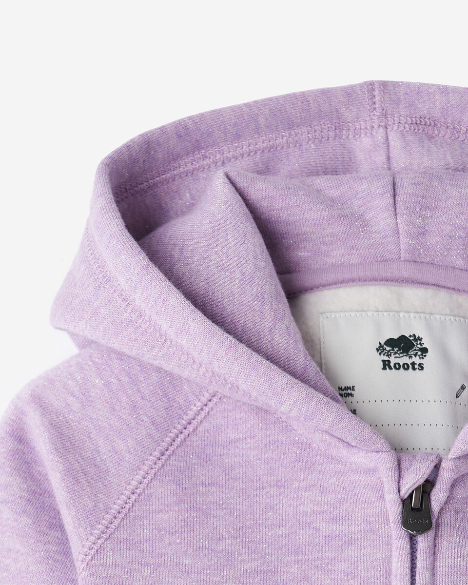 Chandail original scintillant &agrave; capuchon et glissi&egrave;re pour b&eacute;b&eacute;