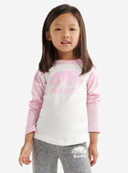 T-shirt style baseball Cooper en coton bio pour tout-petits