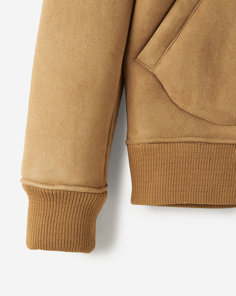 Blouson universitaire en mouton