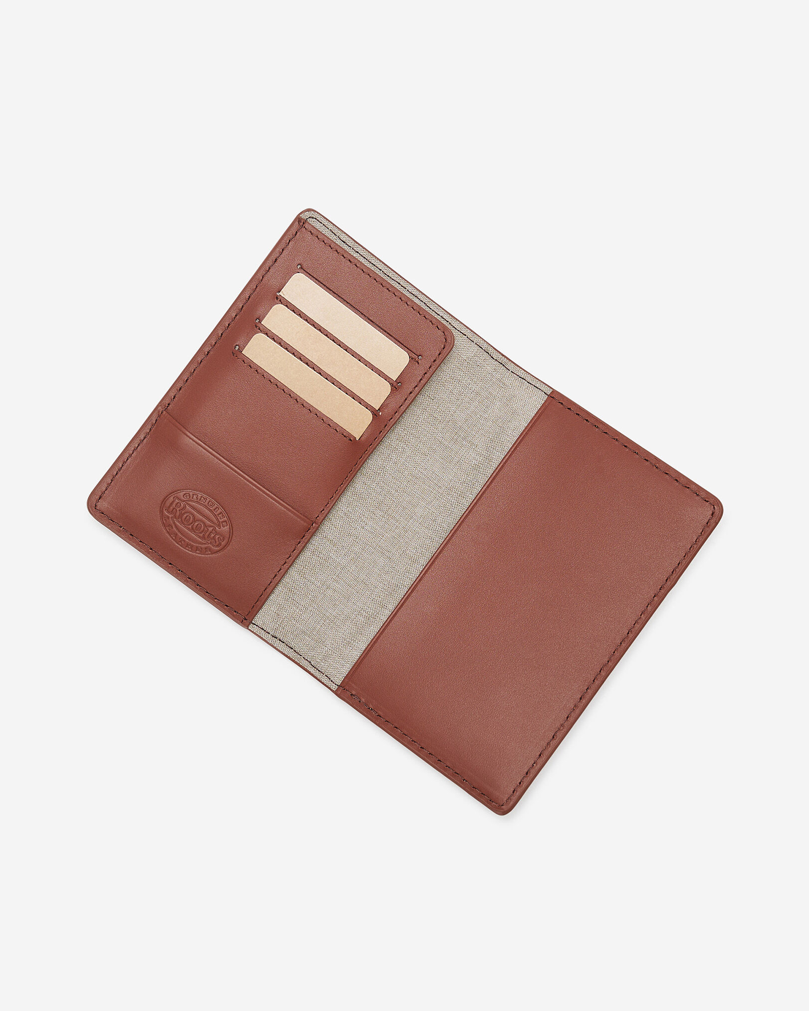 Étui pour passeport en cuir Oxford