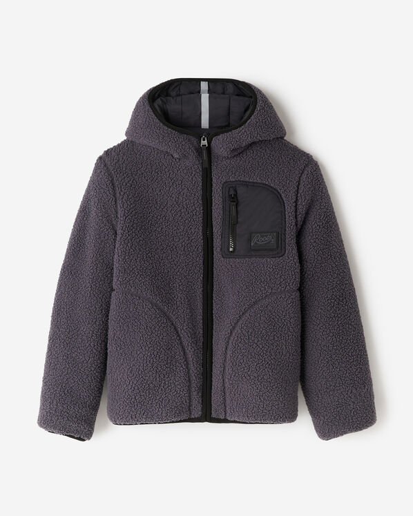 Kids Reversible Shearling Fleece Jacket Kids Reversible Shearling Fleece Jacket