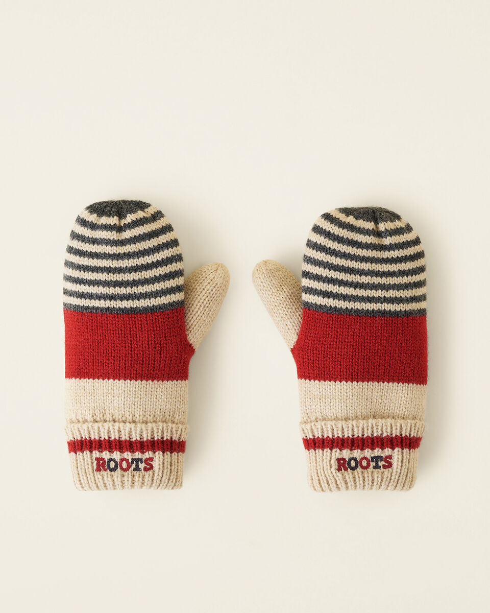 Mitaines à rayure Cabane pour tout-petits et bébés
