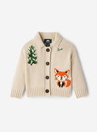 Baby Snowy Fox Cardigan