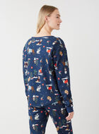Womens Winter Wonderland Pajama Top