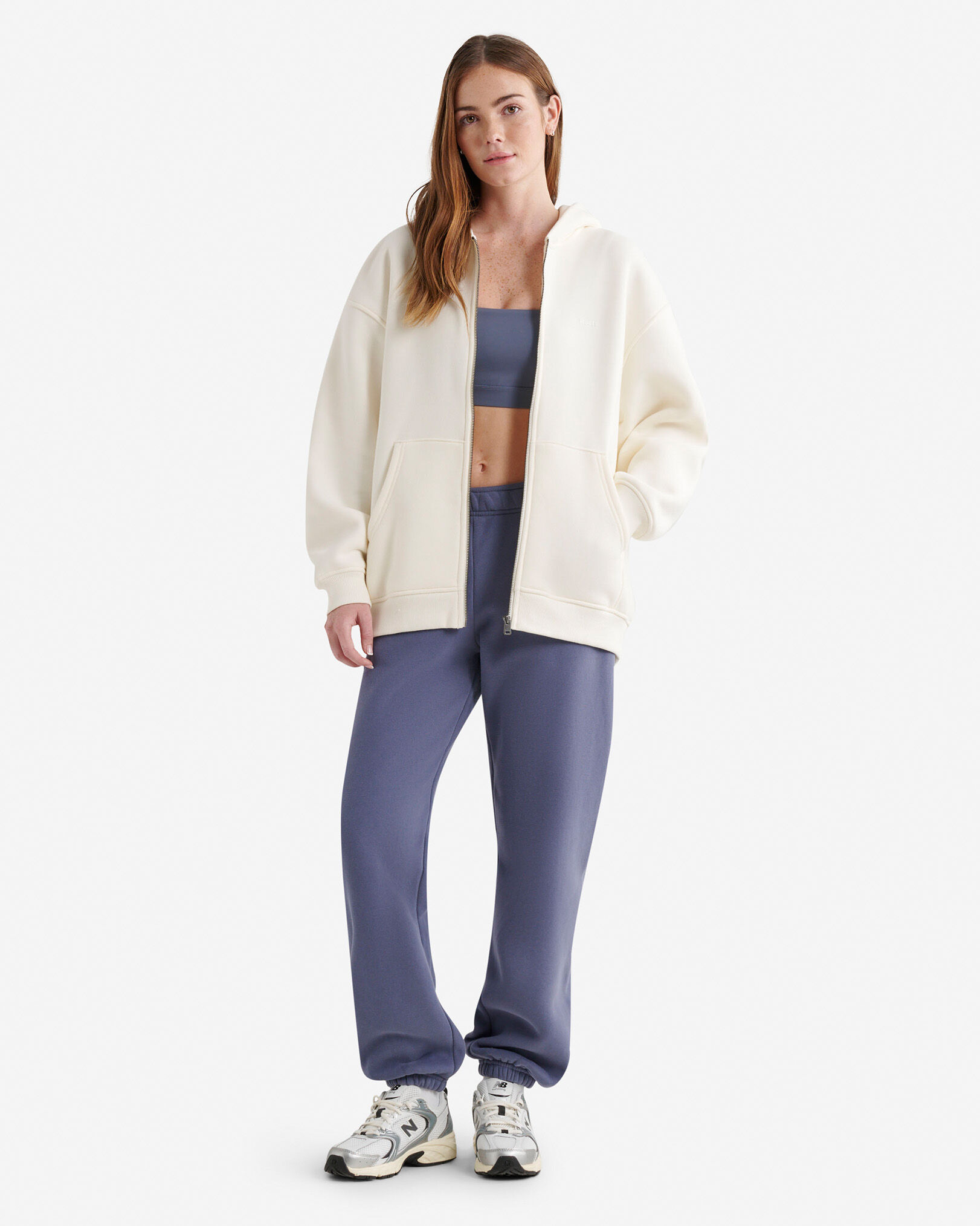 Cloud Long Full Zip Hoodie