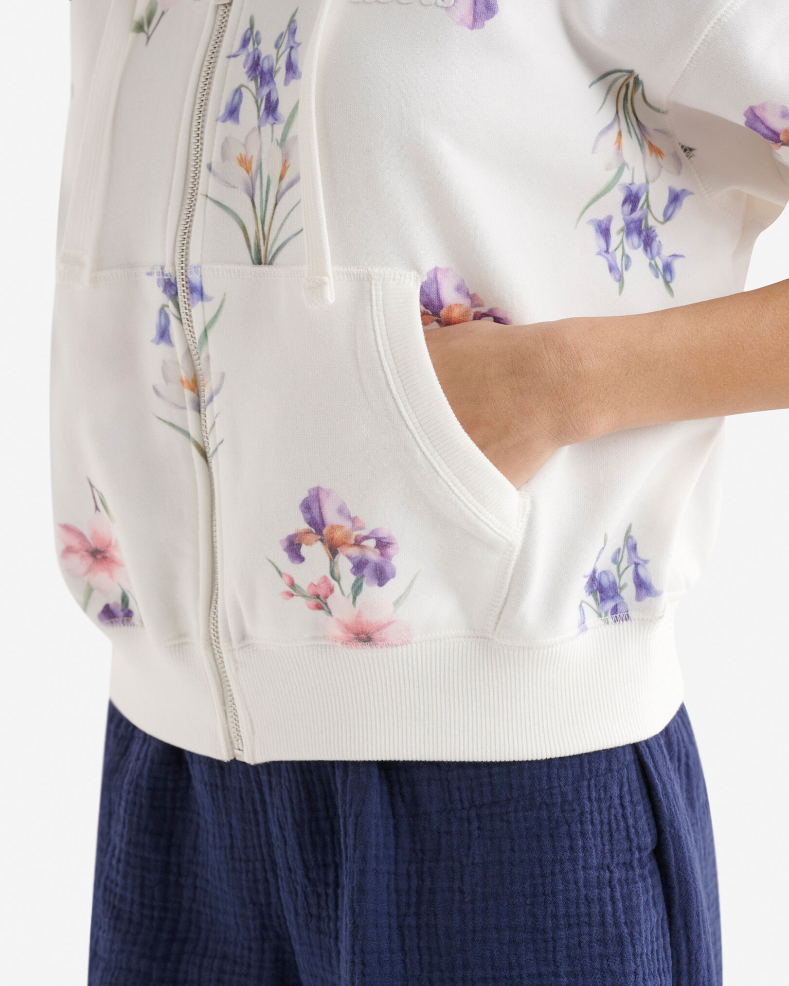 Cooper Floral Full Zip Hoodie