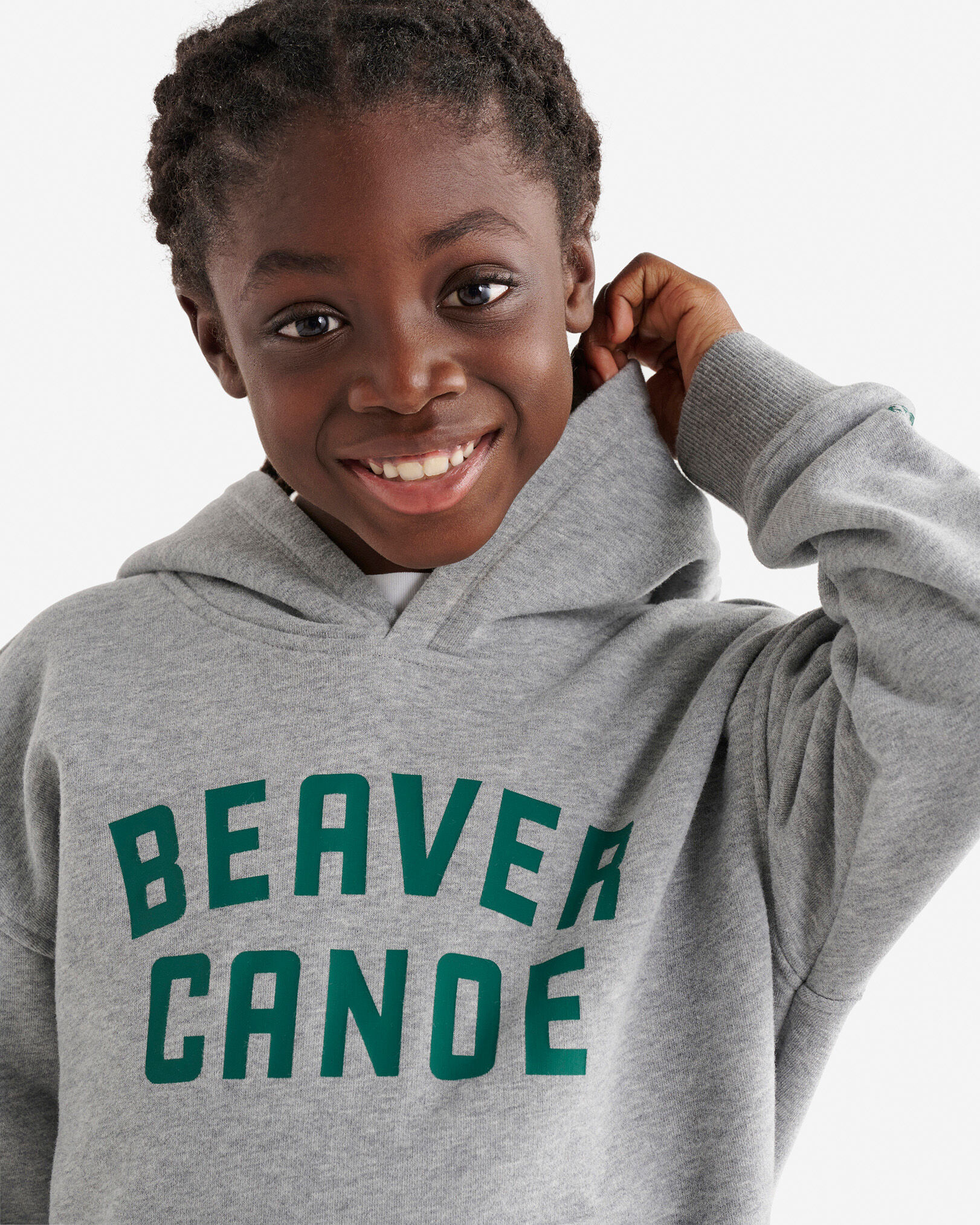 Kids Beaver Canoe Relaxed Hoodie