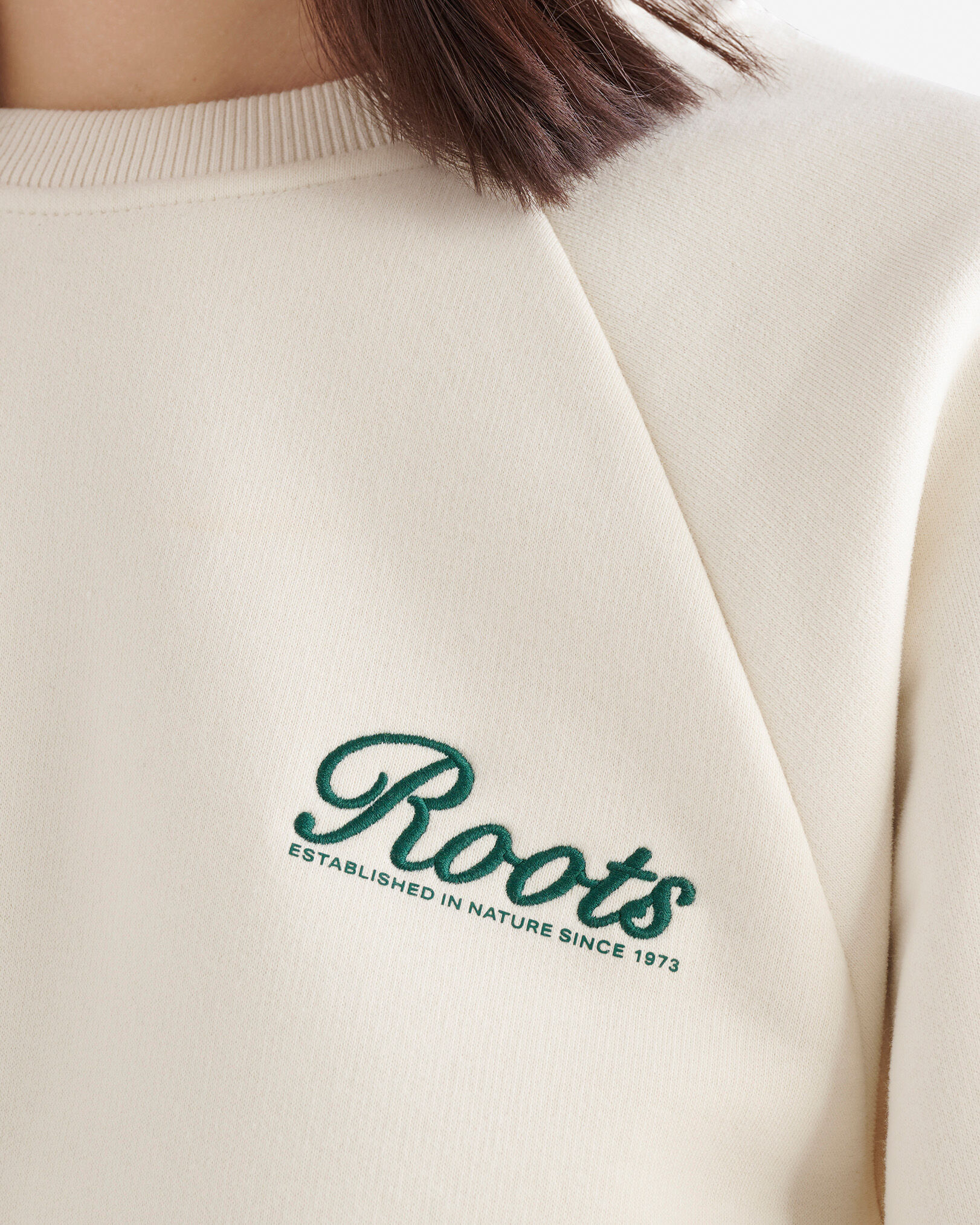 White roots sweater top