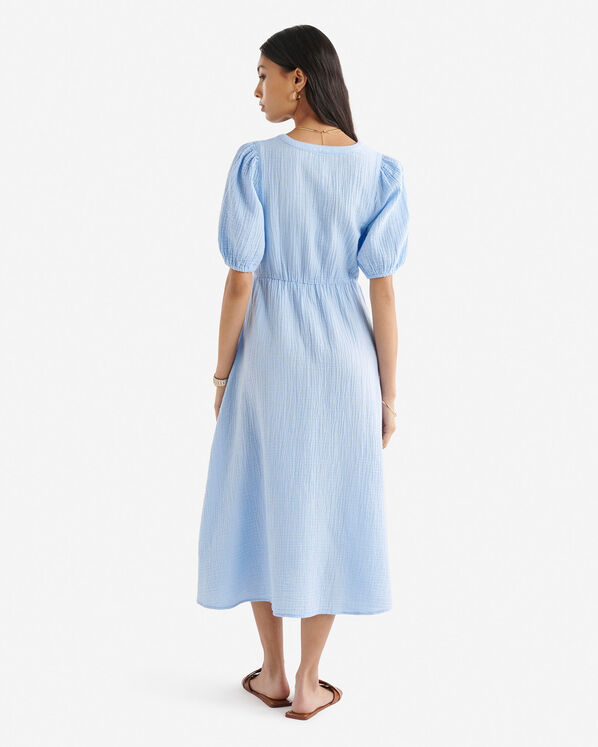 Isla Cotton Gauze Tea Dress