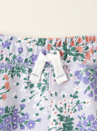 Short motif floral pour tout-petits