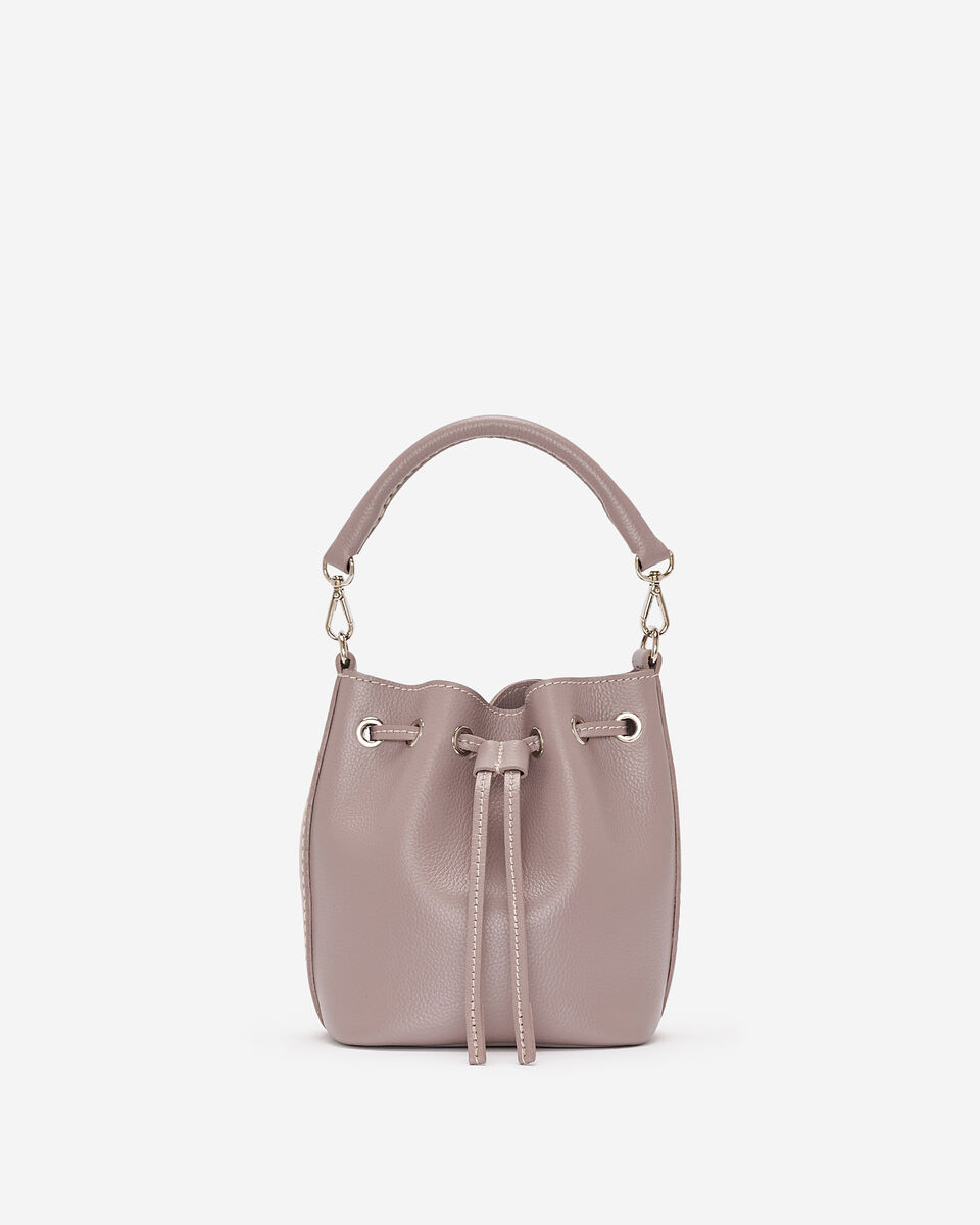 Mini sac seau 2.0 en cuir Cervino