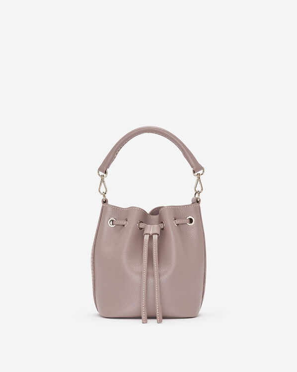 Mini sac seau 2.0 en cuir Cervino